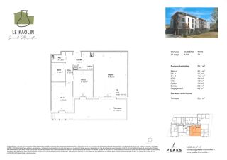  Appartement � vendre 3 pi�ces 70 m�