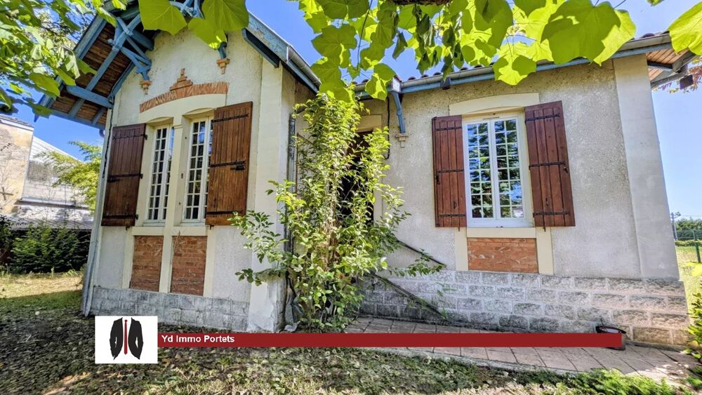 Maison 4 chambres + garage et ateliers Portets