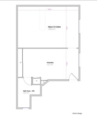  Appartement à vendre 2 pièces 36 m²