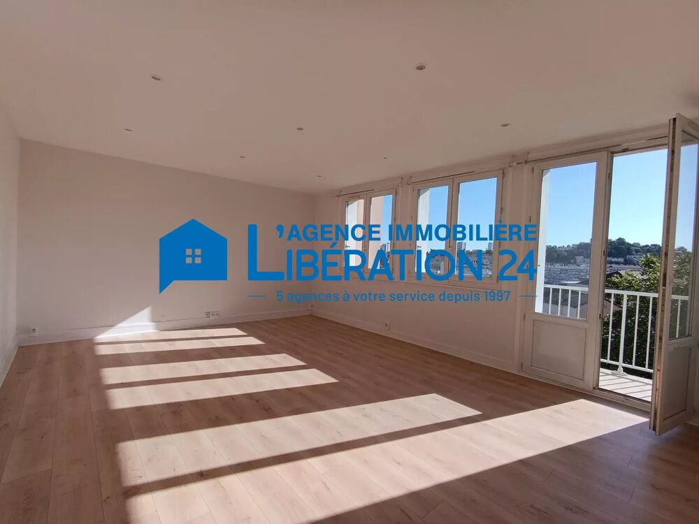 SUPERBE T3 REFAIT A NEUF DERNIER ETAGE GRANDS BALCONS