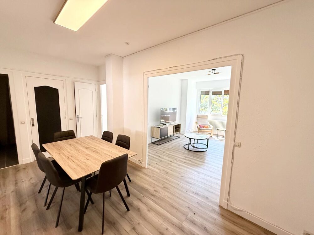 Location Appartement Ile Verte, grand T4 rénové et meublé 3 chambres Grenoble