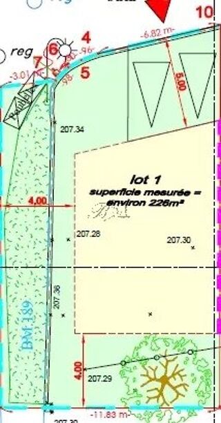  Terrain � vendre 226 m�