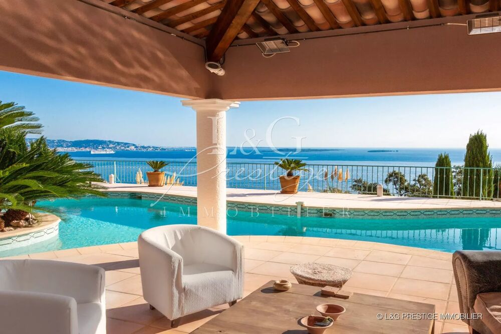 Majestueuse Villa 7 Pièces, avec Piscine et Vue Mer, Théoule-sur