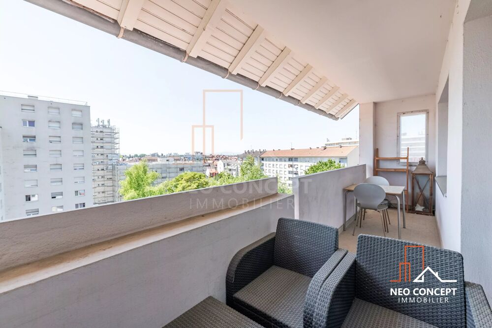 Appartement 2 pièces de 57,27 m²  Dernier étage  Ascenseur  T
