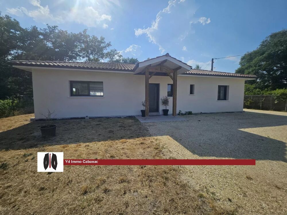 Maison contemporaine neuve de 118 m² sur un terrain de 1 281 m²