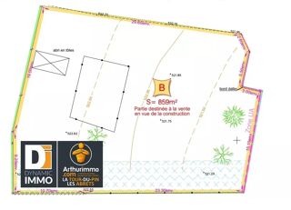  Terrain � vendre 1 pi�ce 859 m�