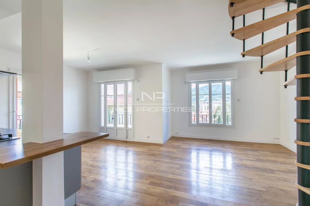 Nice Bas Cimiez, superbe duplex avec terrasse, cave et garage au