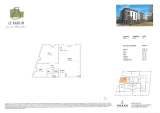  Appartement  vendre 2 pices 51 m