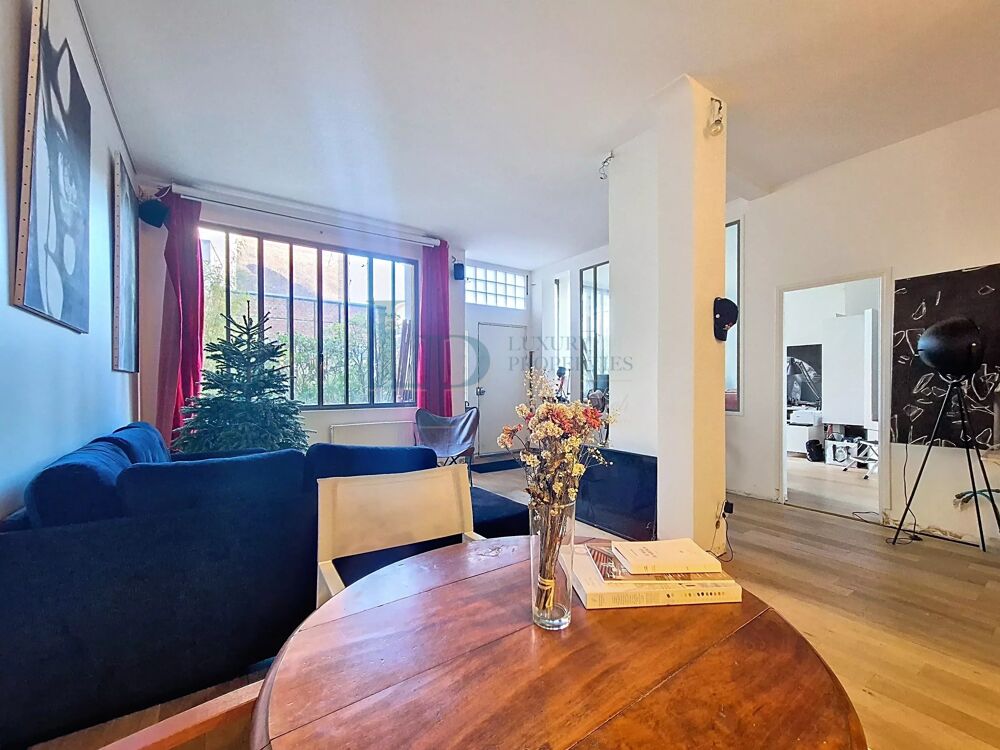Vente Appartement Ancien atelier d'imprimerie avec verrière 3 pièces, 2 chambres Paris 19