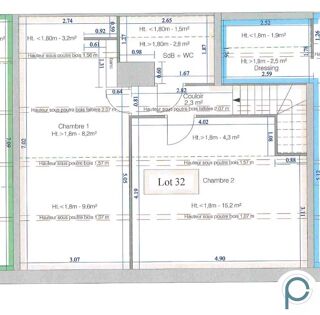  Appartement � vendre 3 pi�ces 67 m�