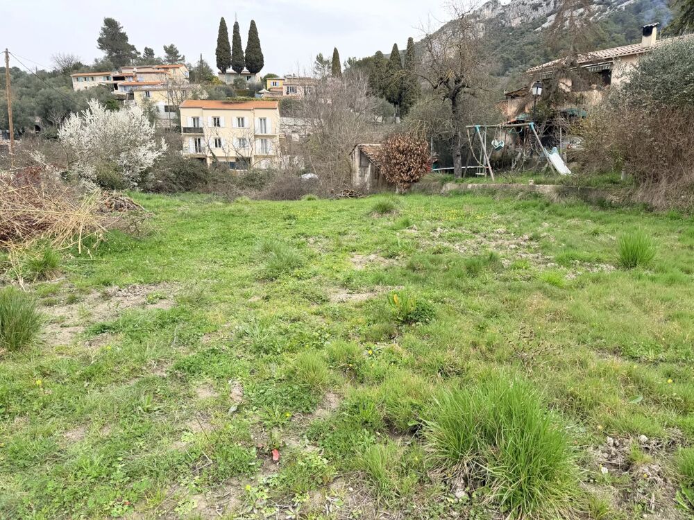 Vente Terrain 2 terrains de 850 m2 chacun avec permis de construire accordé Tourrette-levens
