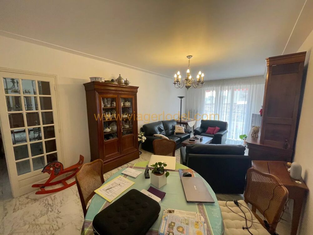 Vente Appartement Réf. annonce : 10 068 - VIAGER OCCUPE SANS RENTE  - NICE (06) Nice