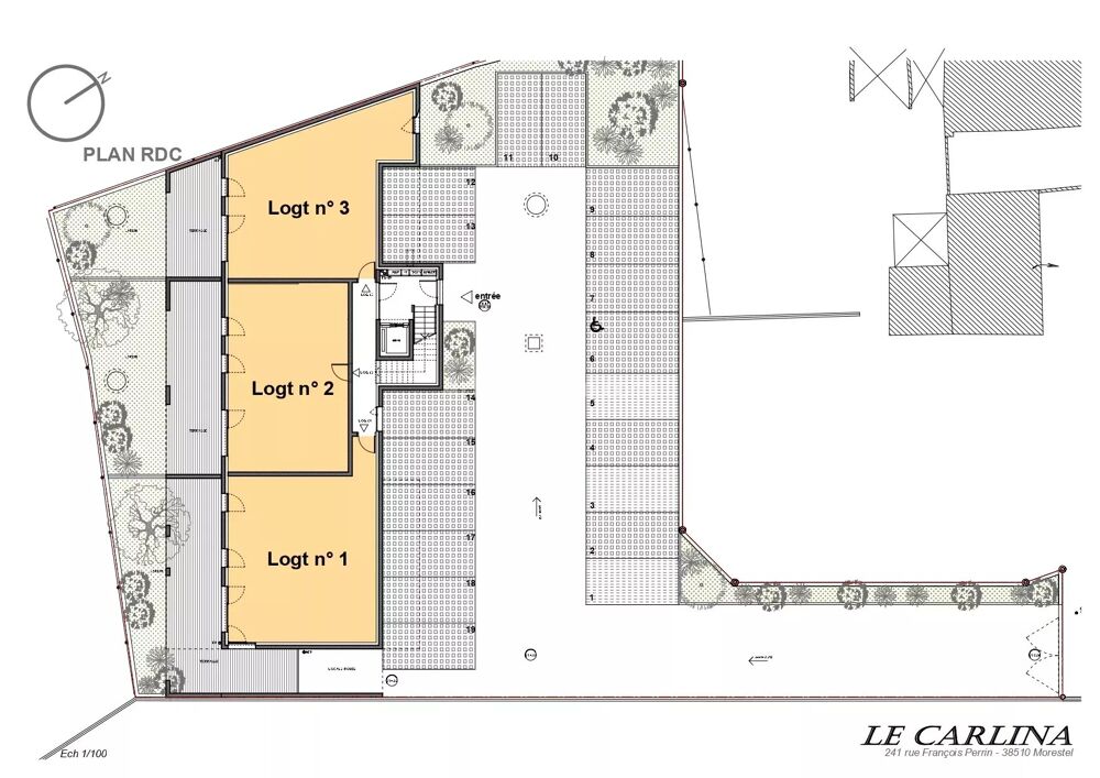 Appartement T3 RDC 65m² - MORESTEL