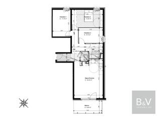  Appartement � vendre 4 pi�ces 78 m�