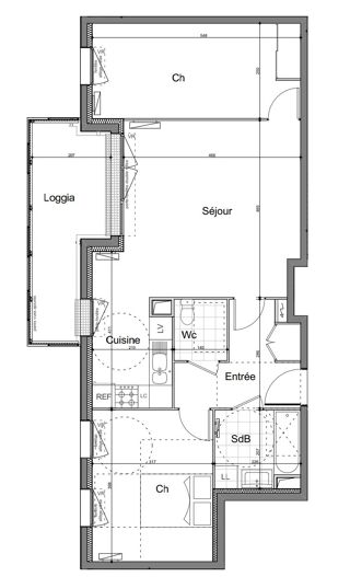  Appartement � vendre 3 pi�ces 1 m�