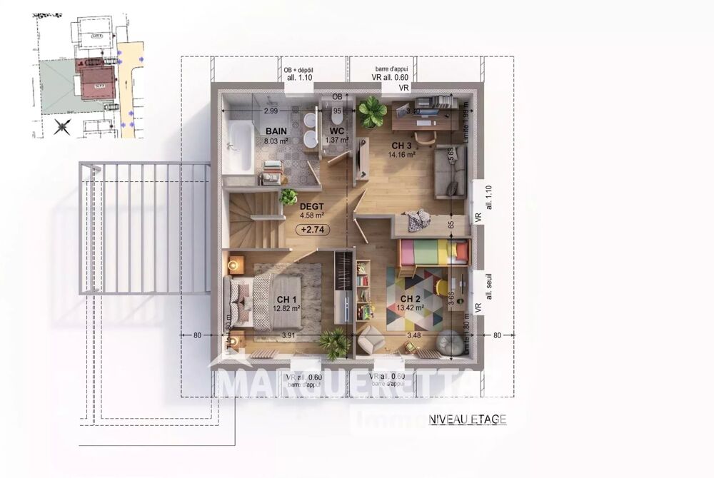 Vente Maison Lumineuse villa moderne et confortable avec jardin clôturé Villard