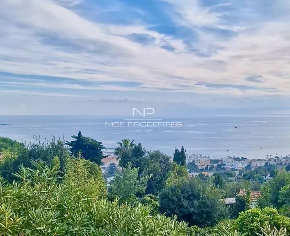 Vente Terrain Vallauris, terrain constructible face mer expos Sud pour villa Vallauris