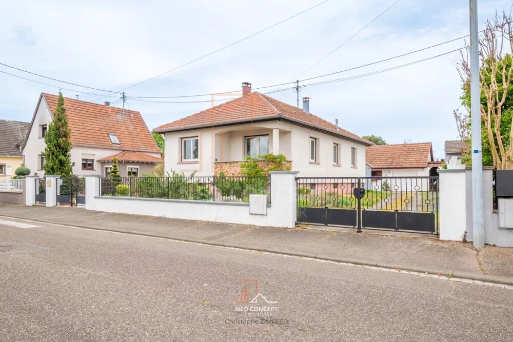 OBERHOFFEN SUR MODER, maison habitable de plain-pied A VISITER A
