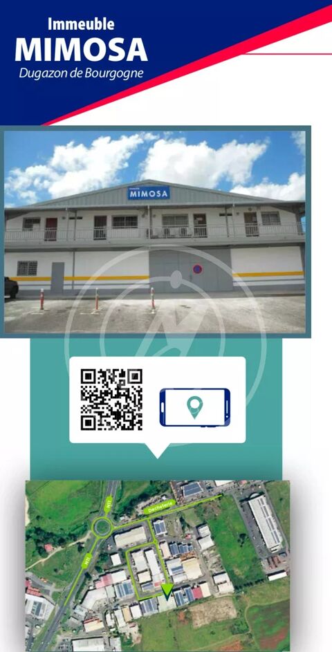 &Agrave; louer Local en &eacute;tage aux Abymes 690euros/mois 827 97139 Les abymes