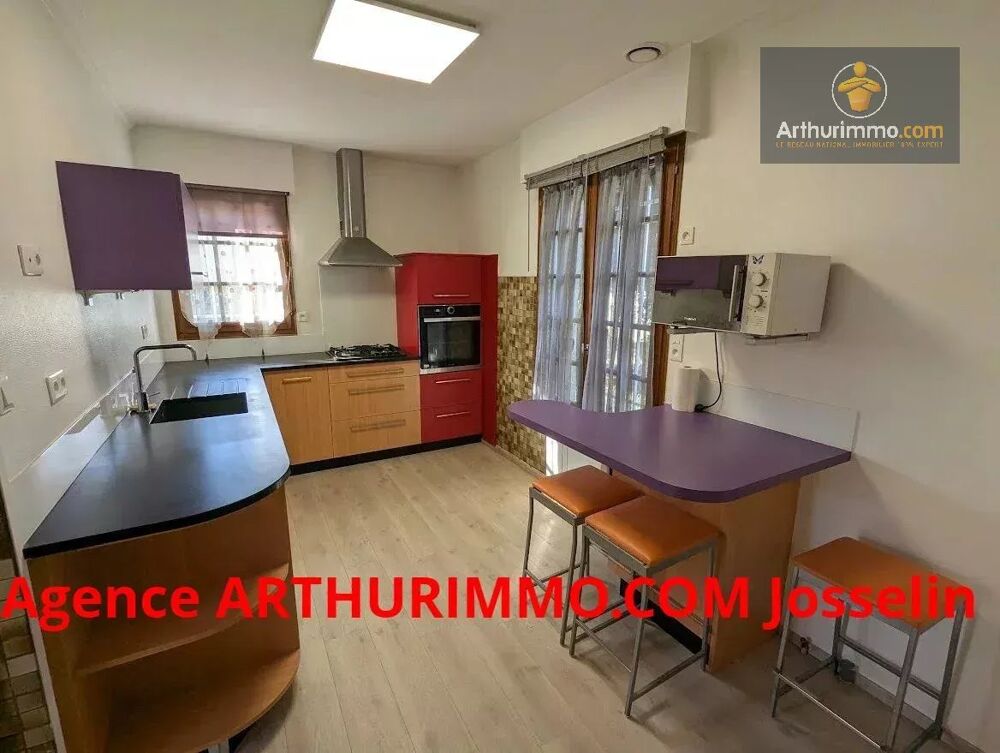 EXCLUSIVITÉ : JOSSELIN CENTRE MAISON 5 CHAMBRES AVEC TERR. 840 M