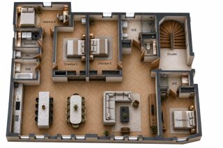  Appartement à vendre 6 pièces 166 m²