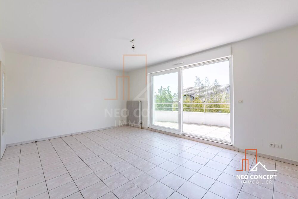 Vente Appartement Beau 4 pièces de 81 m2 loi carrez avec terrasse, garage, cave et Hœrdt