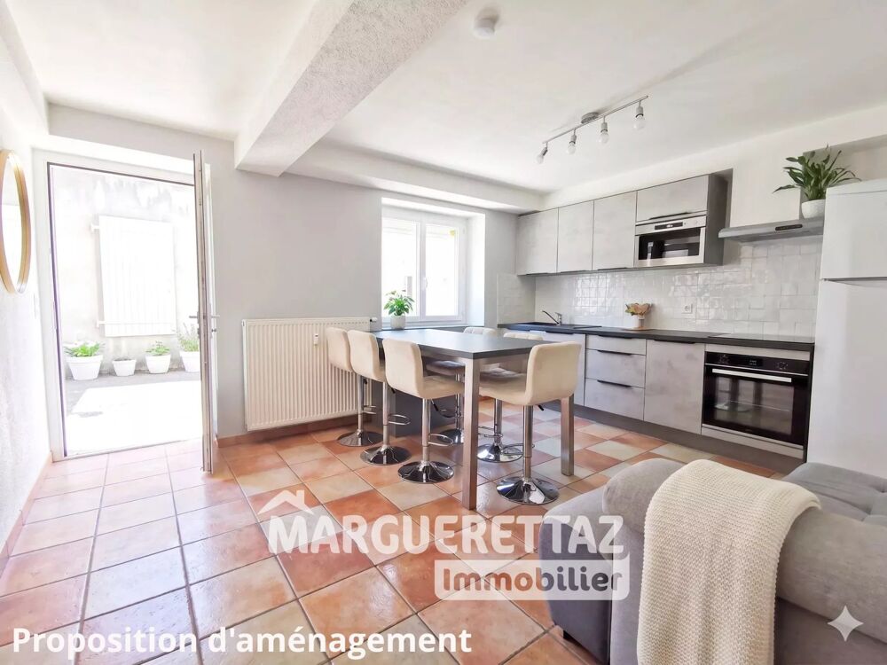 Vente Appartement T4 « Esprit Maison » de 74 m² avec grande cour privative fermée Habère-lullin