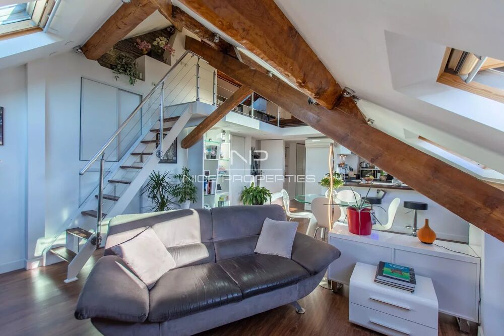 Vente Appartement Nice Carré d'Or, superbe et atypique appartement mansardé en der Nice
