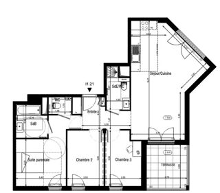  Appartement � vendre 4 pi�ces 82 m�