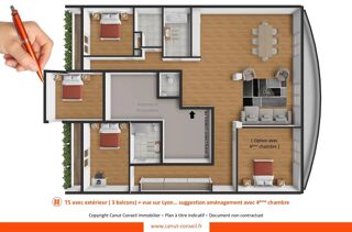  Appartement à vendre 5 pièces 158 m²