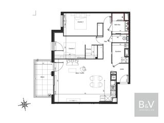  Appartement � vendre 3 pi�ces 1 m�