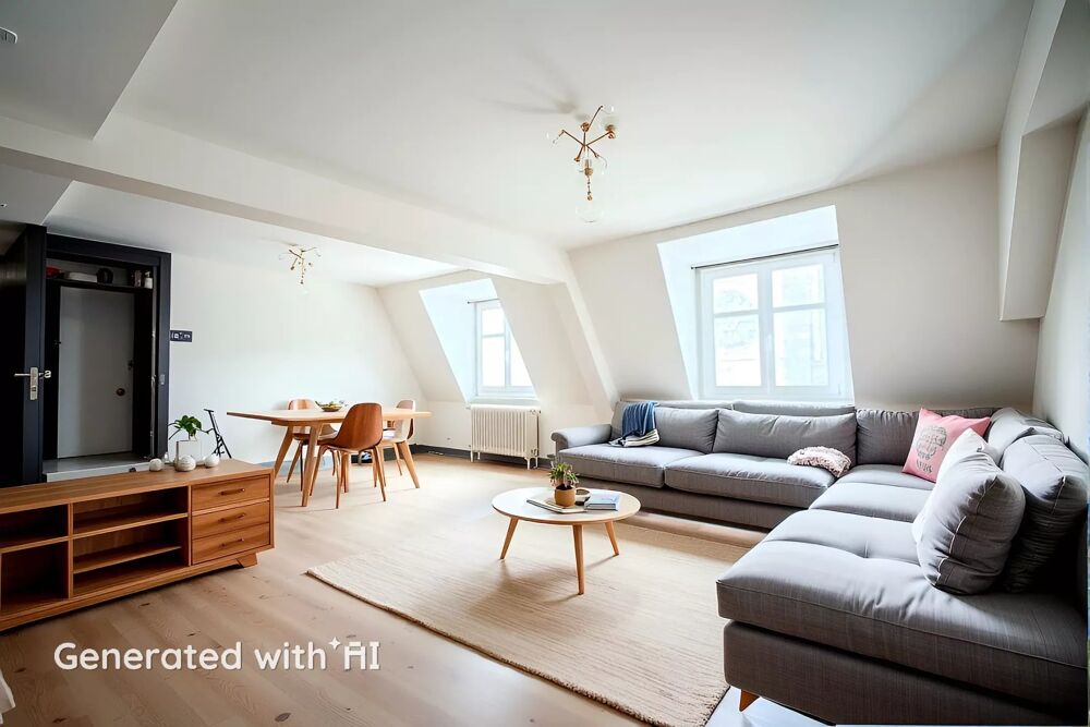 Centre ville , appartement 5 pièces en triplex de 91 m²hab/ 115.