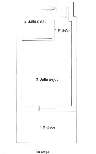  Appartement � louer 1 pi�ce 20 m�
