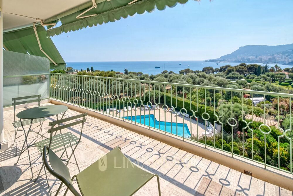 Cap Martin  4 pièces 125 m² terrasses 38 m2  Vue mer panoramiq