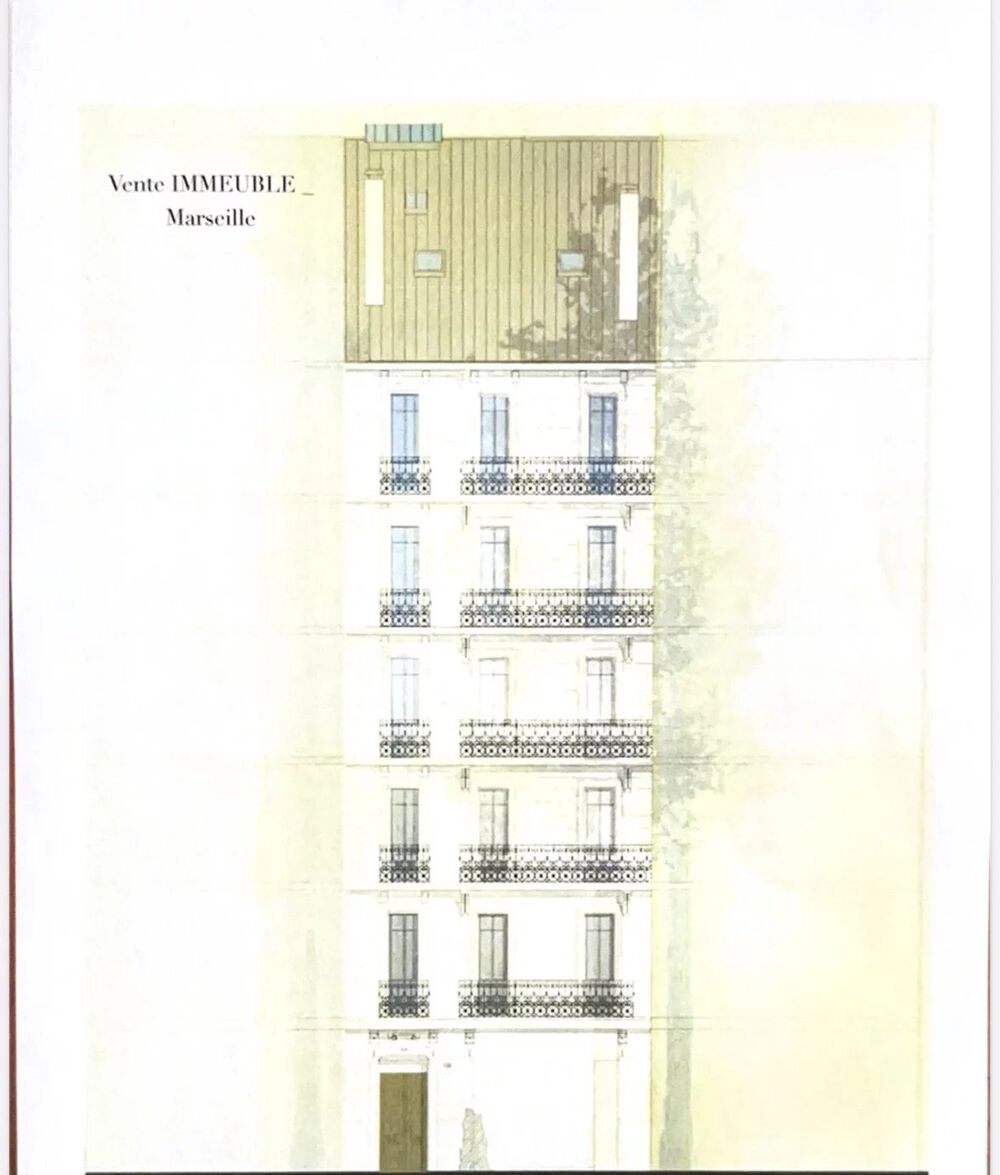 Vente Immeuble EXCLUSIVITÉ - MARSEILLE – IMMEUBLE DE RAPPORT R+6 – 738 M² Marseille 8