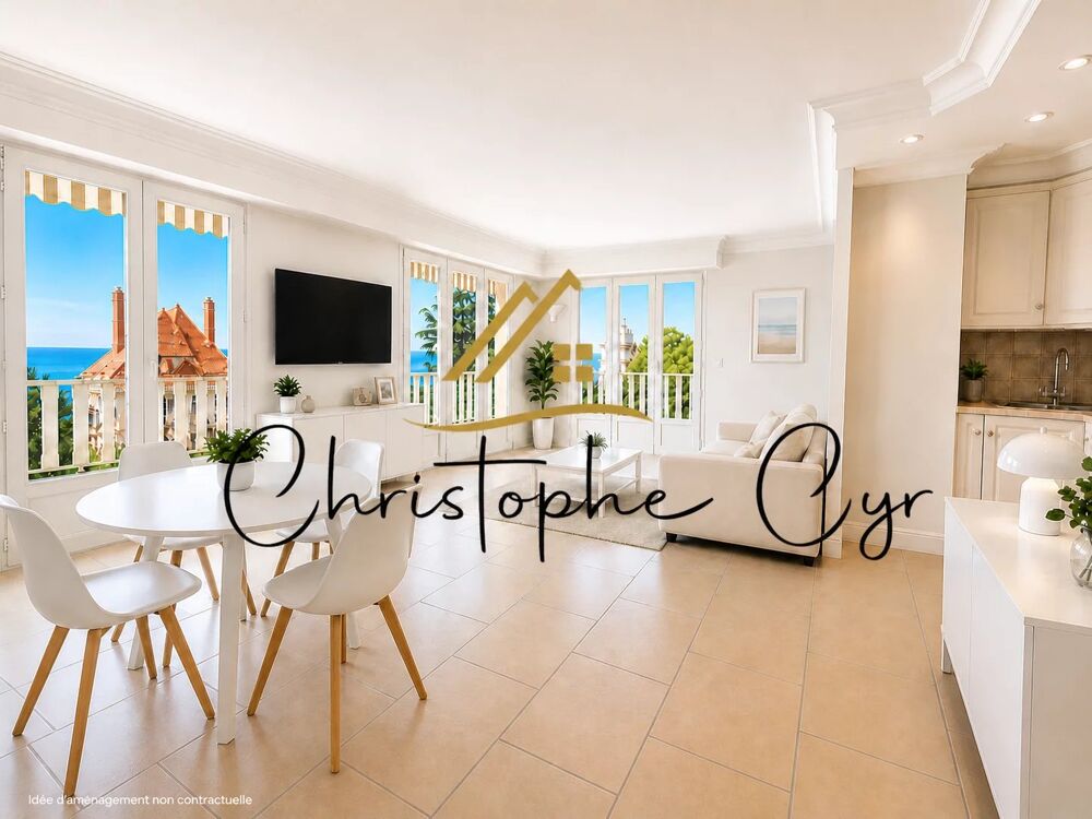 BIEN RARE À LA VENTE  VUE MER À CANNES