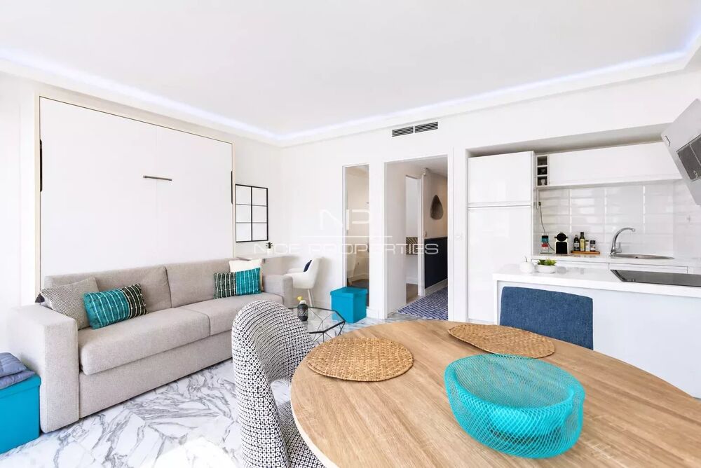 Vente Appartement Promenade des Anglais, grand studio avec alcove couchage sur bea Nice