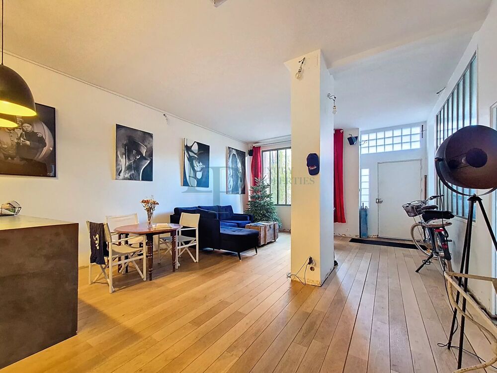 Vente Appartement Ancien atelier d'imprimerie avec verrière 3 pièces, 2 chambres Paris 19