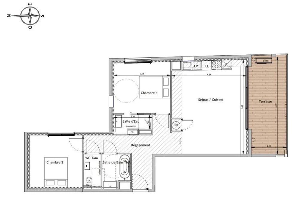 Vente Appartement 3P neuf proche des plages de Juan-les-Pins Juan-les-pins