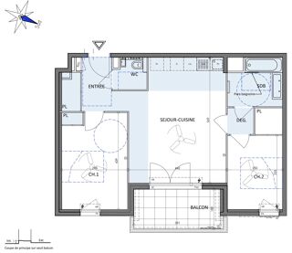  Appartement à vendre 3 pièces 61 m²