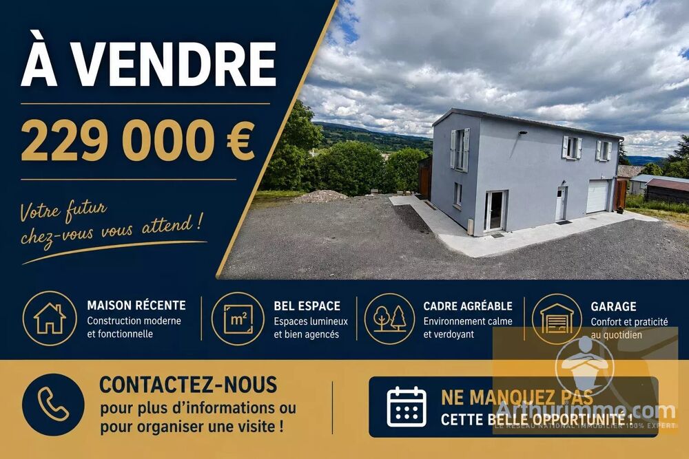 Villa contemporaine de 2021, 90 m² hab, terrain 1435 m²