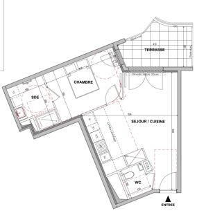  Appartement � vendre 2 pi�ces 42 m�