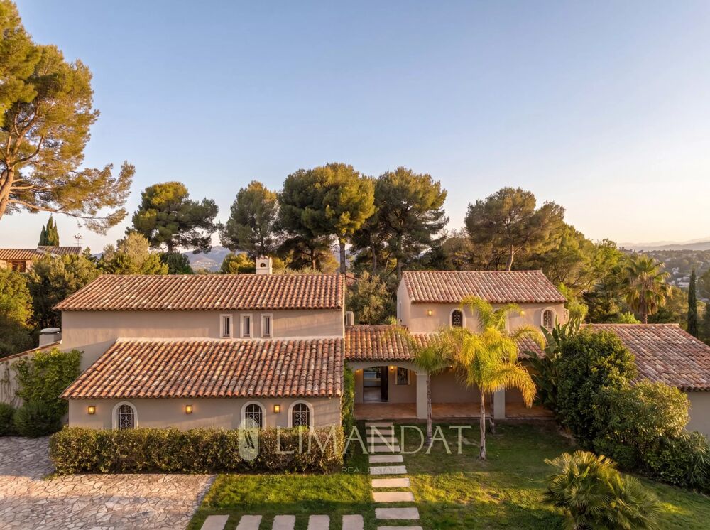 Location longue durée | Mougins  Villa néo-provençale 5 suites,