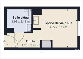  Appartement à vendre 1 pièce 19 m²