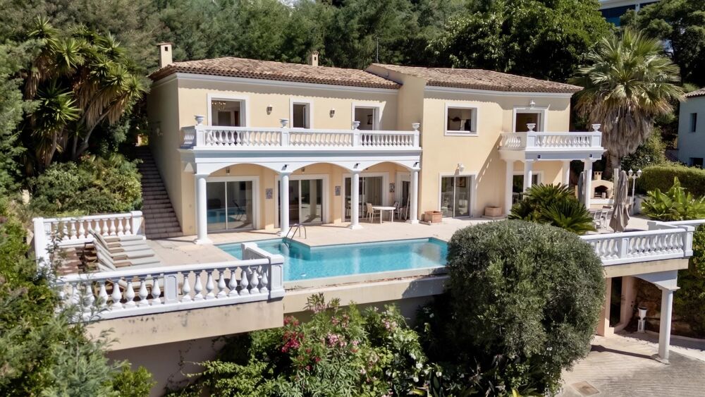 Mandelieu vente villa vue mer panoramique