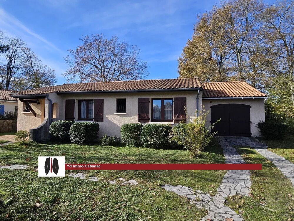 Vente Maison Charmante maison de plain-pied, lumineuse et au calme – Quartier Cabanac-et-villagrains