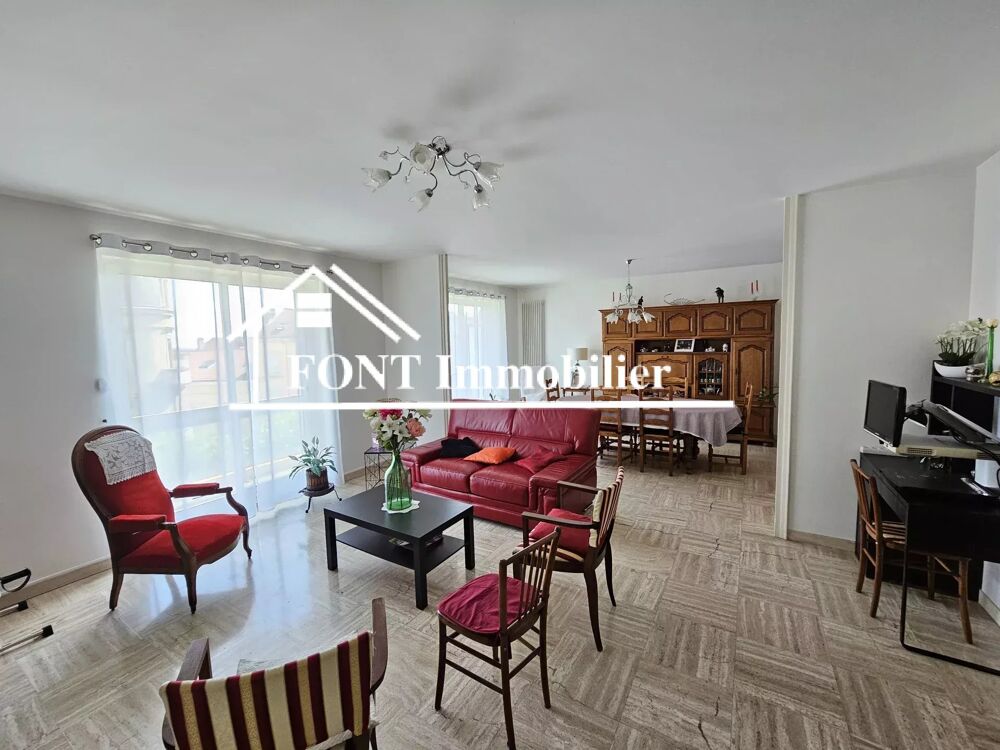 SAINT-CHAMOND, PROCHE GARE, APPARTEMENT 106 M² AVEC DOUBLE GAR