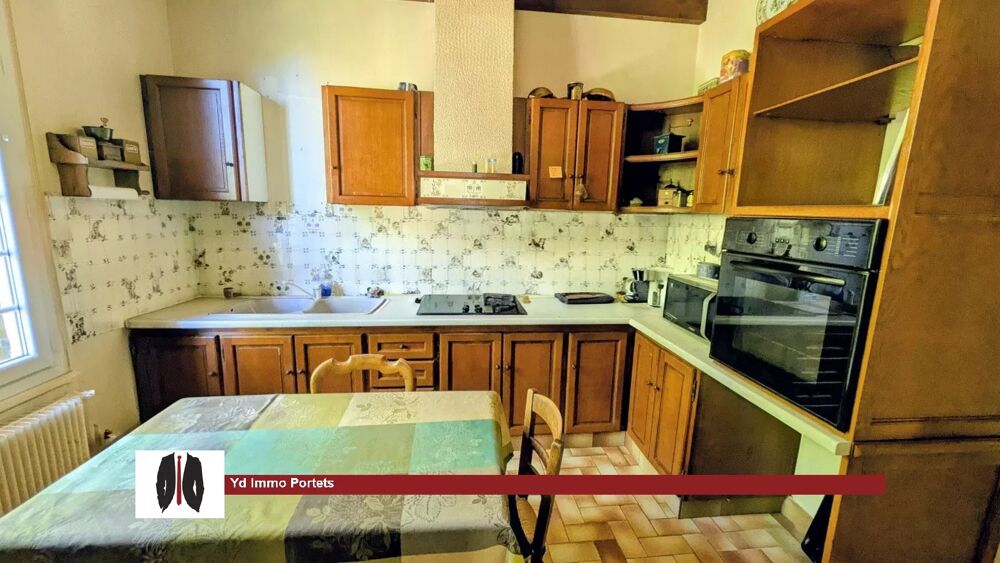 Maison 4 chambres + garage et ateliers Portets