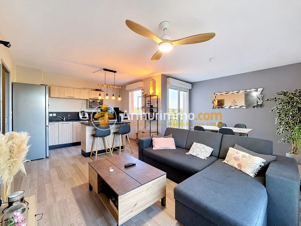 Vente Appartement Bel appartement T3 64 m², balcon sud et vue verdure – garage opt L'isle-d'abeau