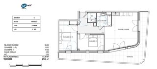  Appartement à vendre 3 pièces 67 m²